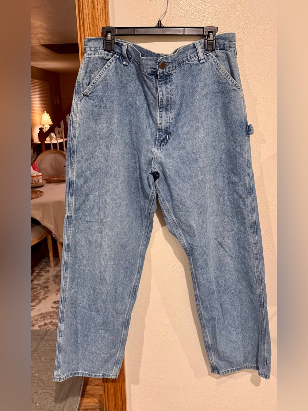 Carhartt Men's Relaxed Light Wash Denim Jeans